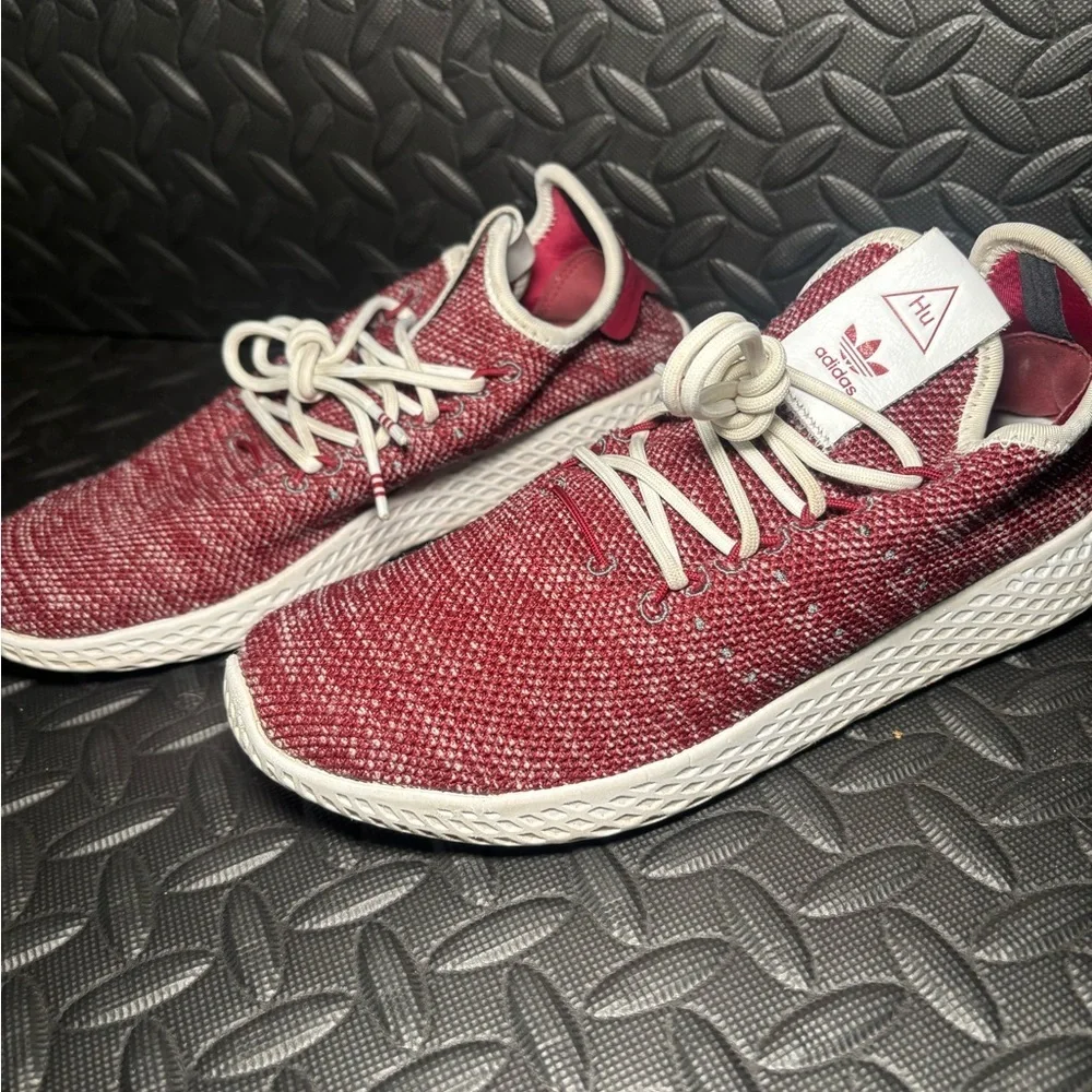 Adidas x Pharrell Williams HU Human Race Sneakers Red US 6